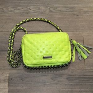 Neon yellow Rebecca Minkoff purse